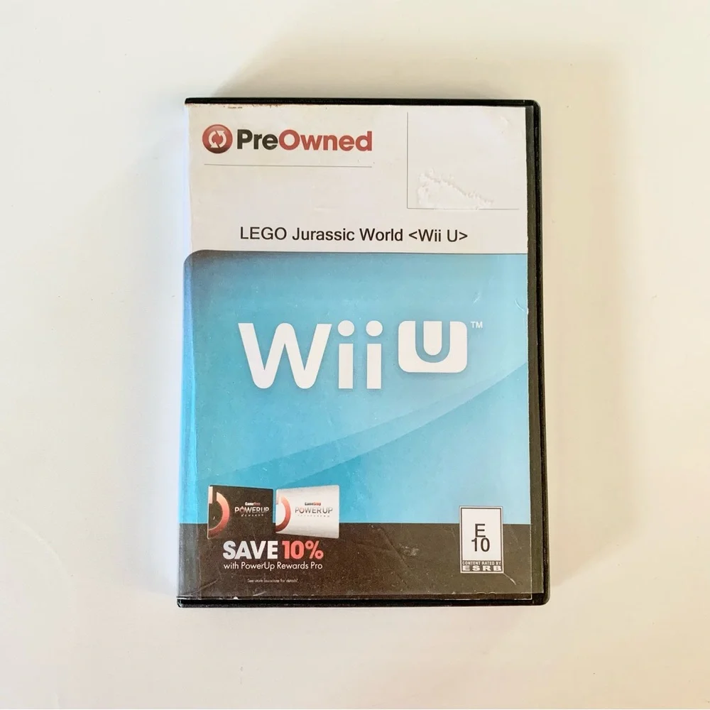 Nintendo Wii U LEGO Jurassic World Game GUC